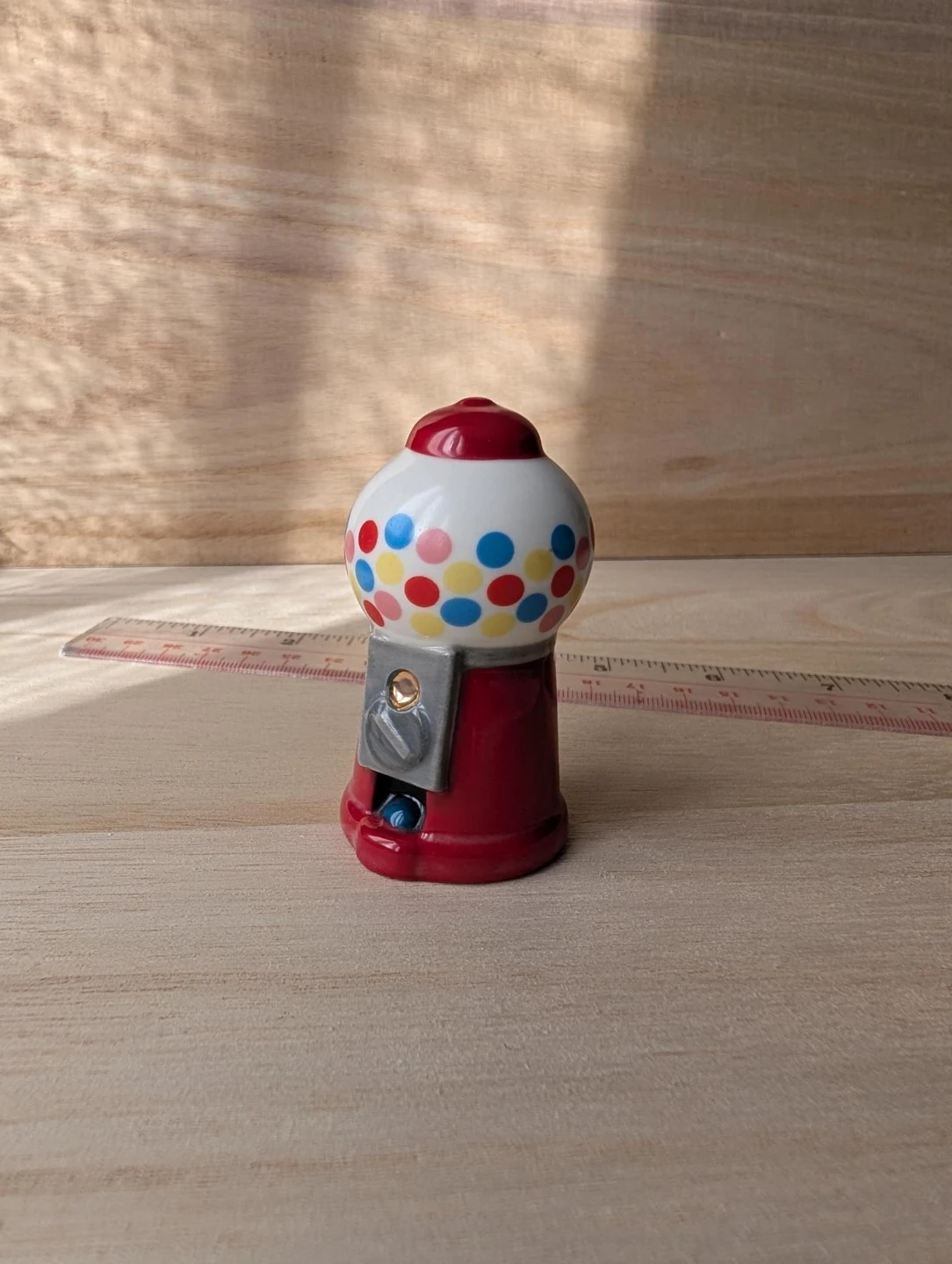 Retro Ceramic Gumball Machine Decor - photo 2