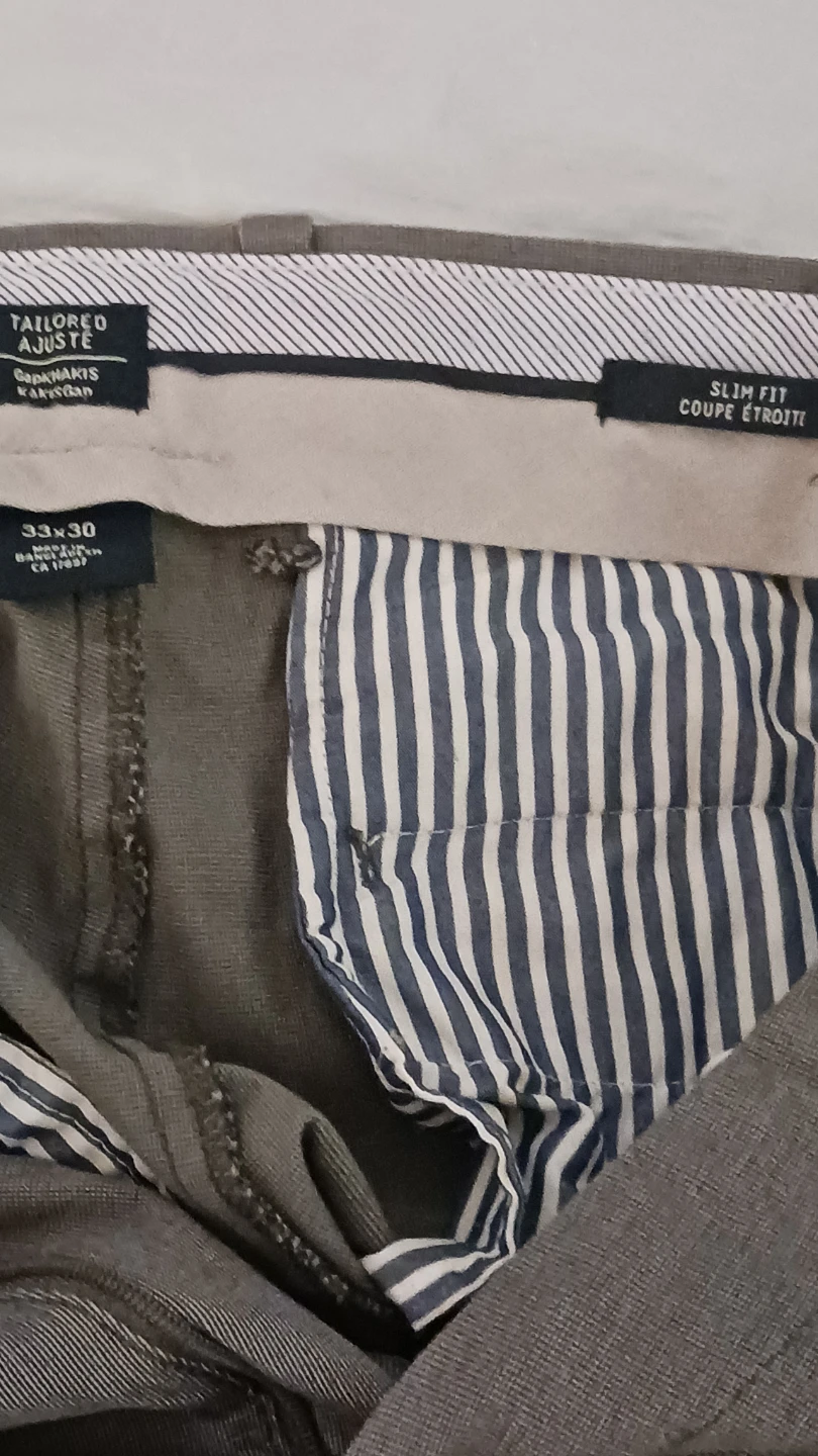 Banana Republic Slim Fit Chinos 33x30 - photo 3