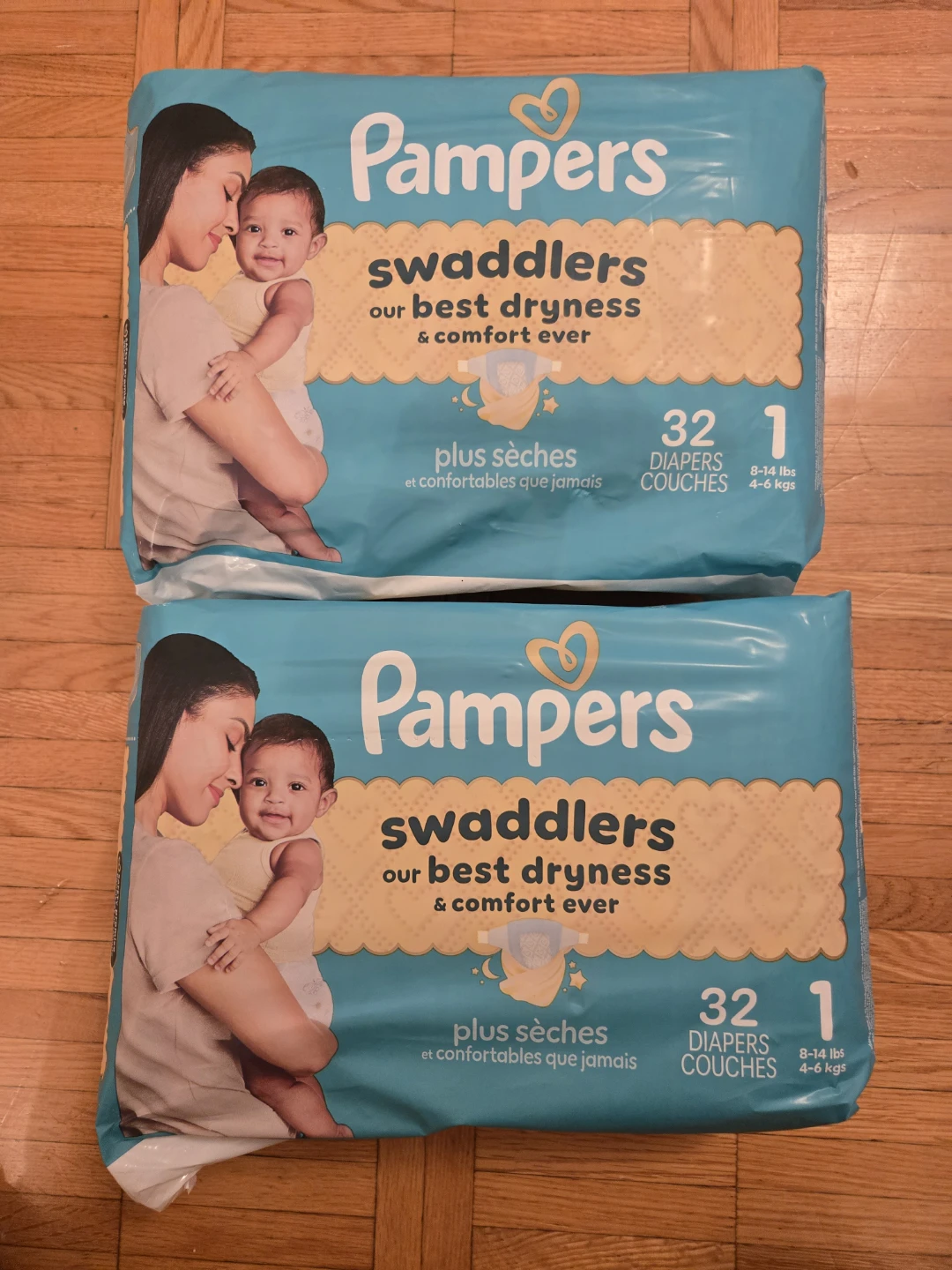 Pampers Swaddlers Diapers Size 1 (32 Count)