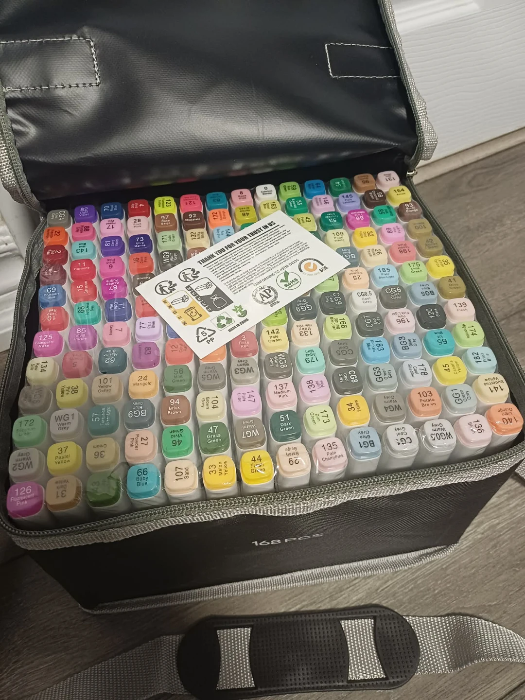 168 Piece Marker Set with Carrying Case - photo 5