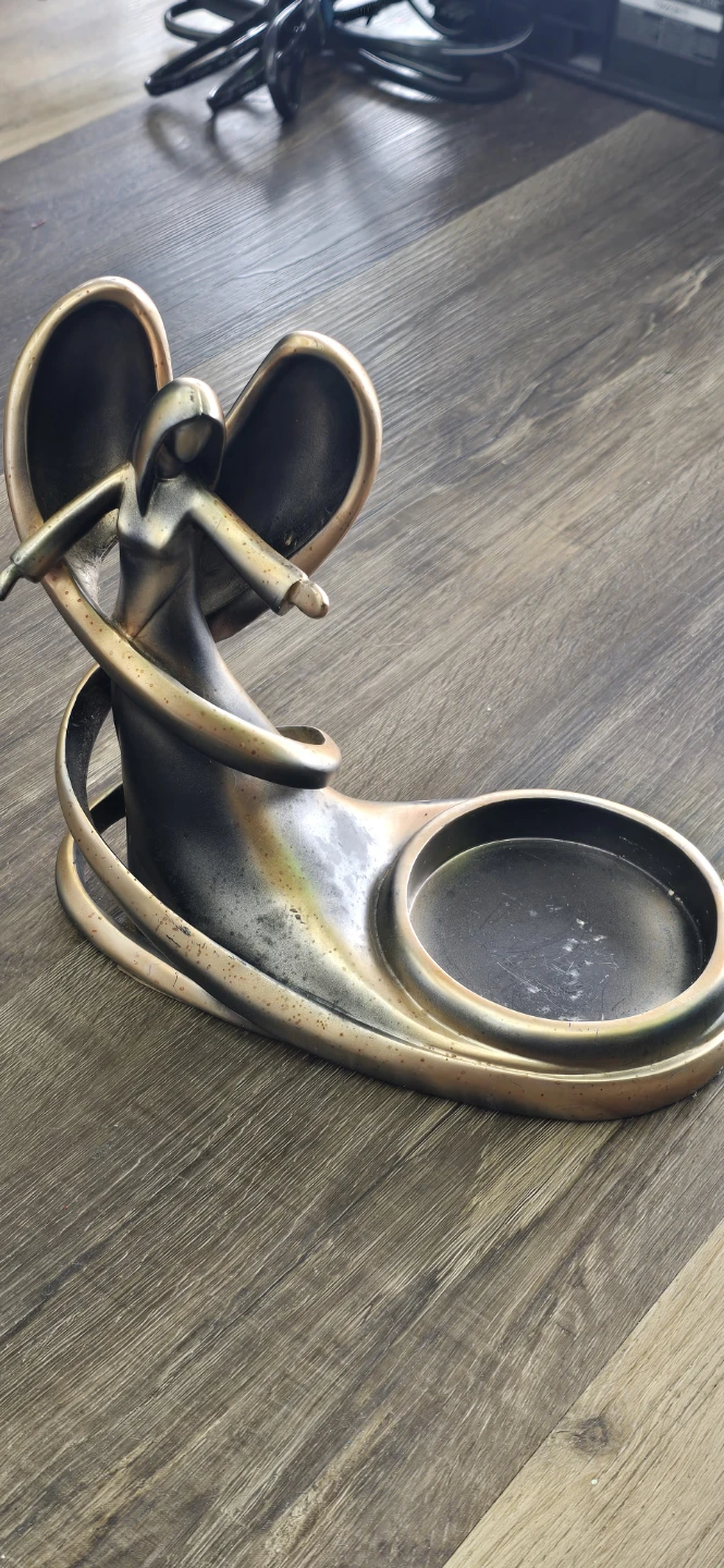 Angel Candle Holder with Ashland Autumn Woods Candle - photo 3