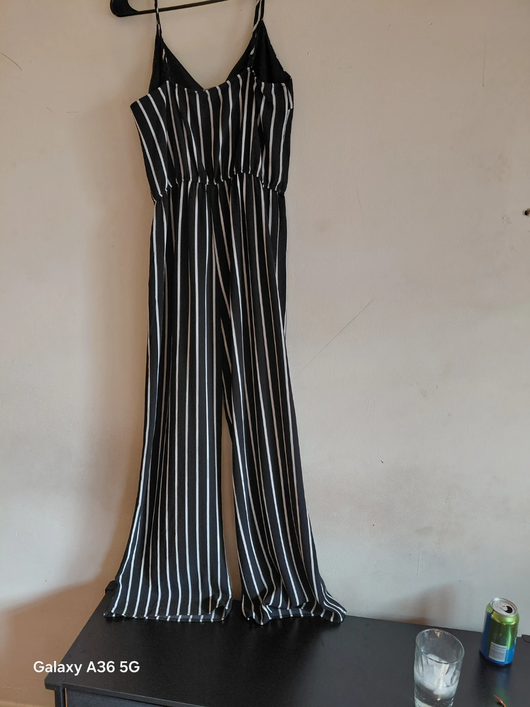 Black and White Striped Jumpsuit - photo 2