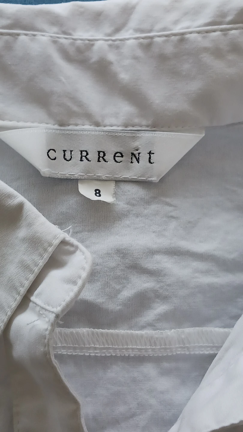 CURRENT White Pleated Shirt - photo 2