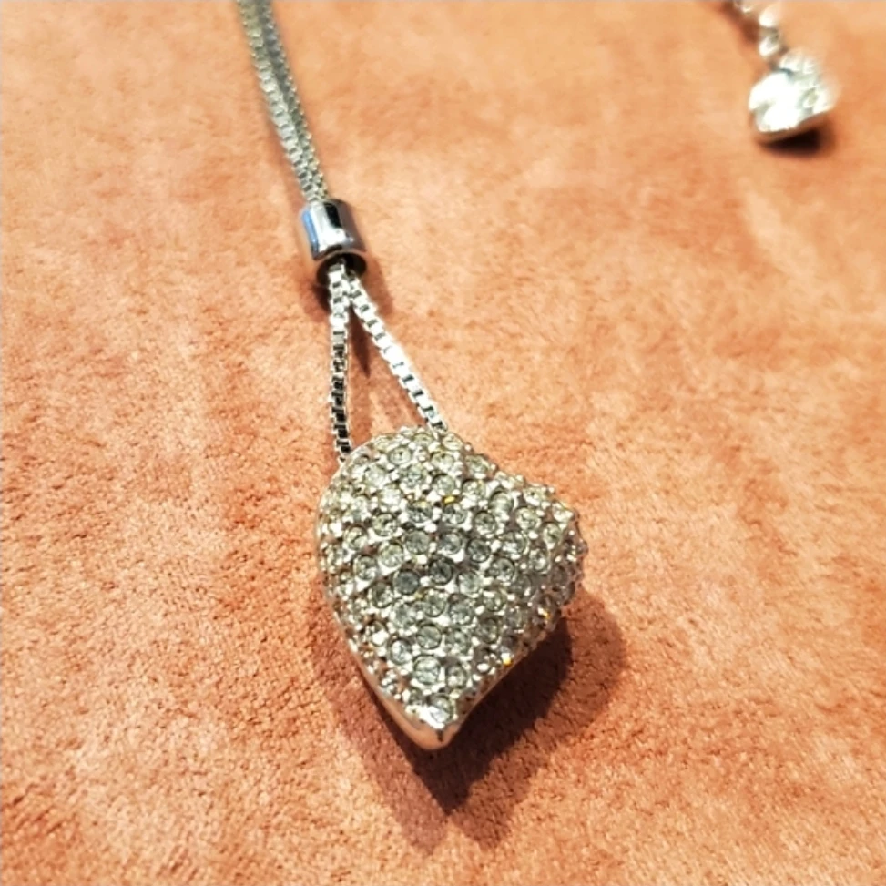 Swarovski Crystal Heart Pendant Necklace