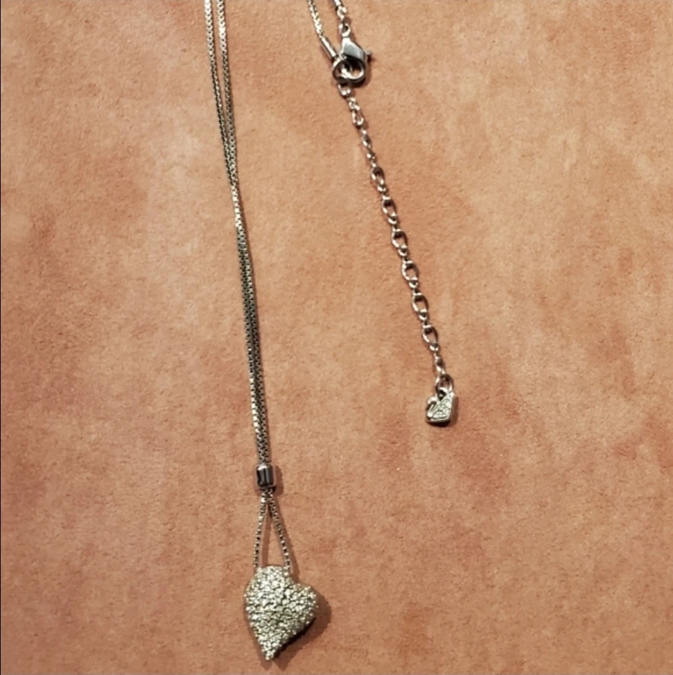 Swarovski Crystal Heart Pendant Necklace - photo 2