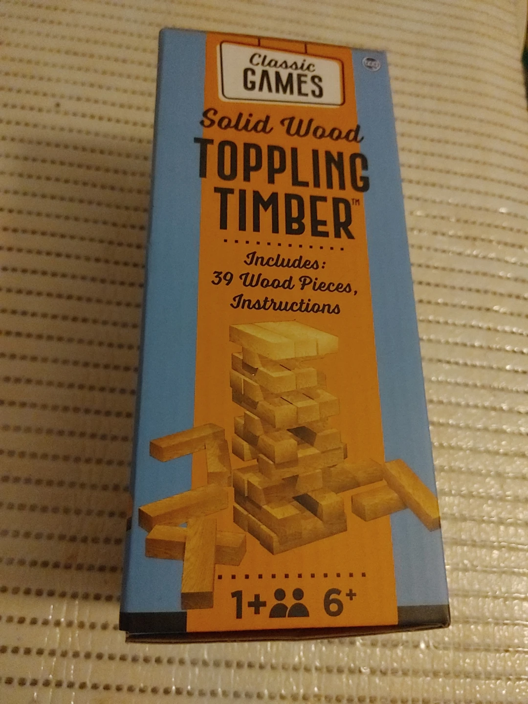 Classic Games Toppling Timber Solid Wood Game