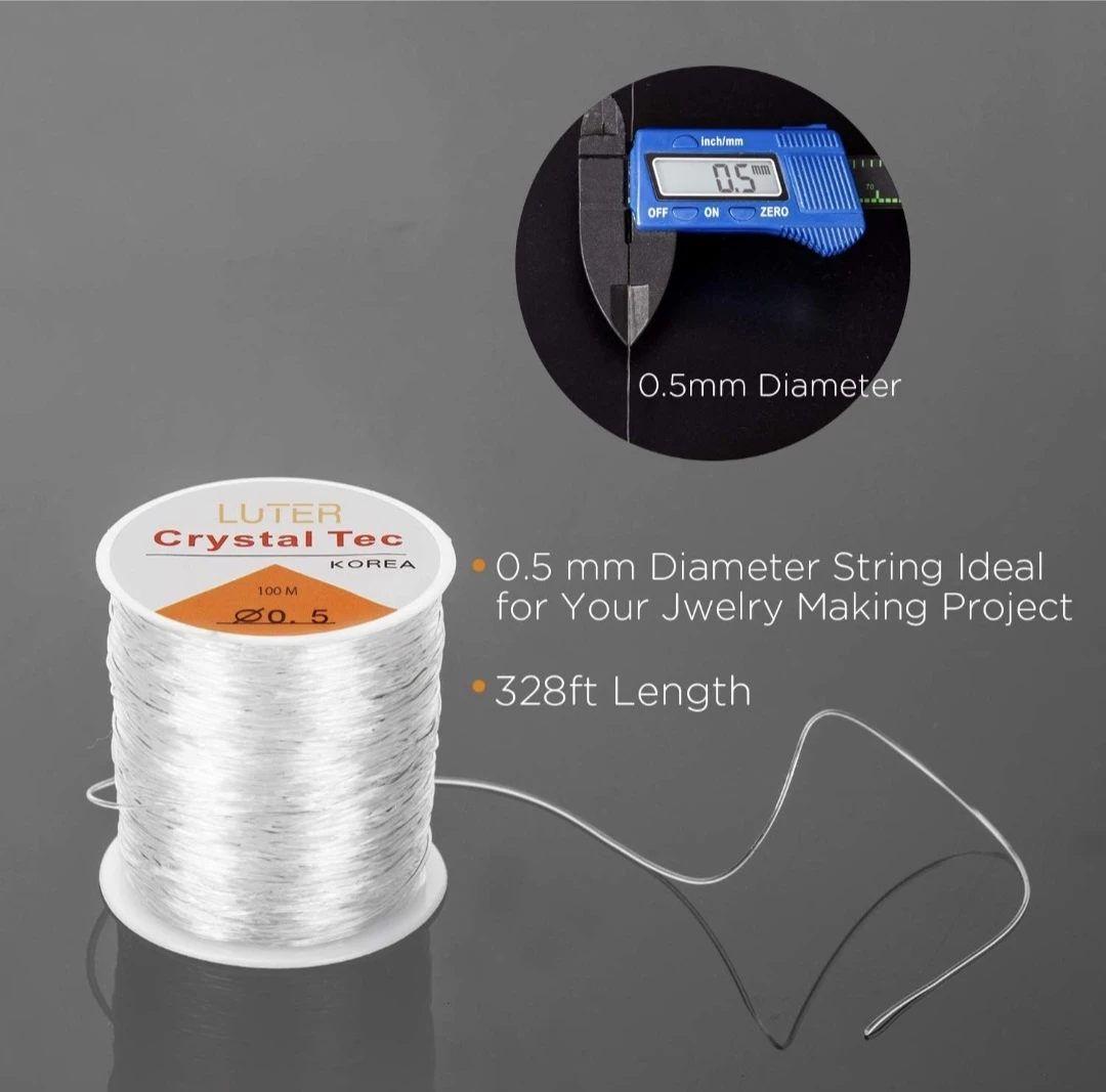 Jewelry Making Clear String 🥕 - photo 2