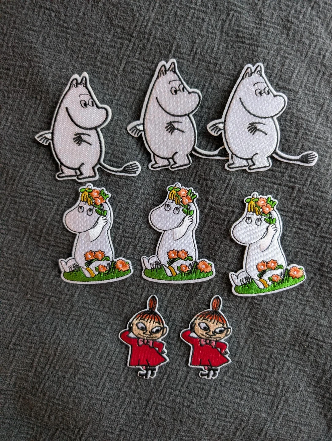 Moomin embroidered patches Snorkmaiden little My Moominvalley