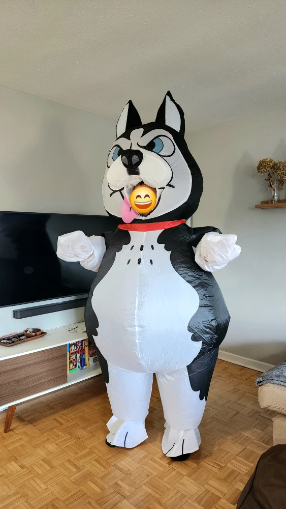 Rent Husky Inflatable Costume - Birthday, Costume, Baby Shower - photo 2