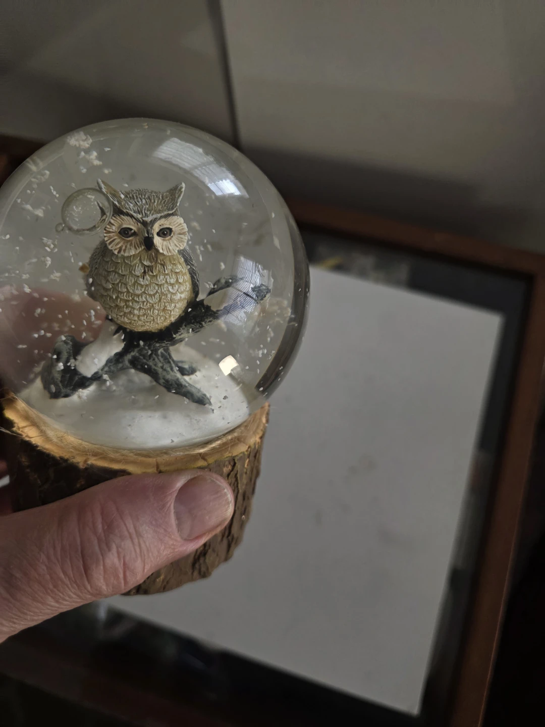 Musical Snow Globe with Owl - photo 3