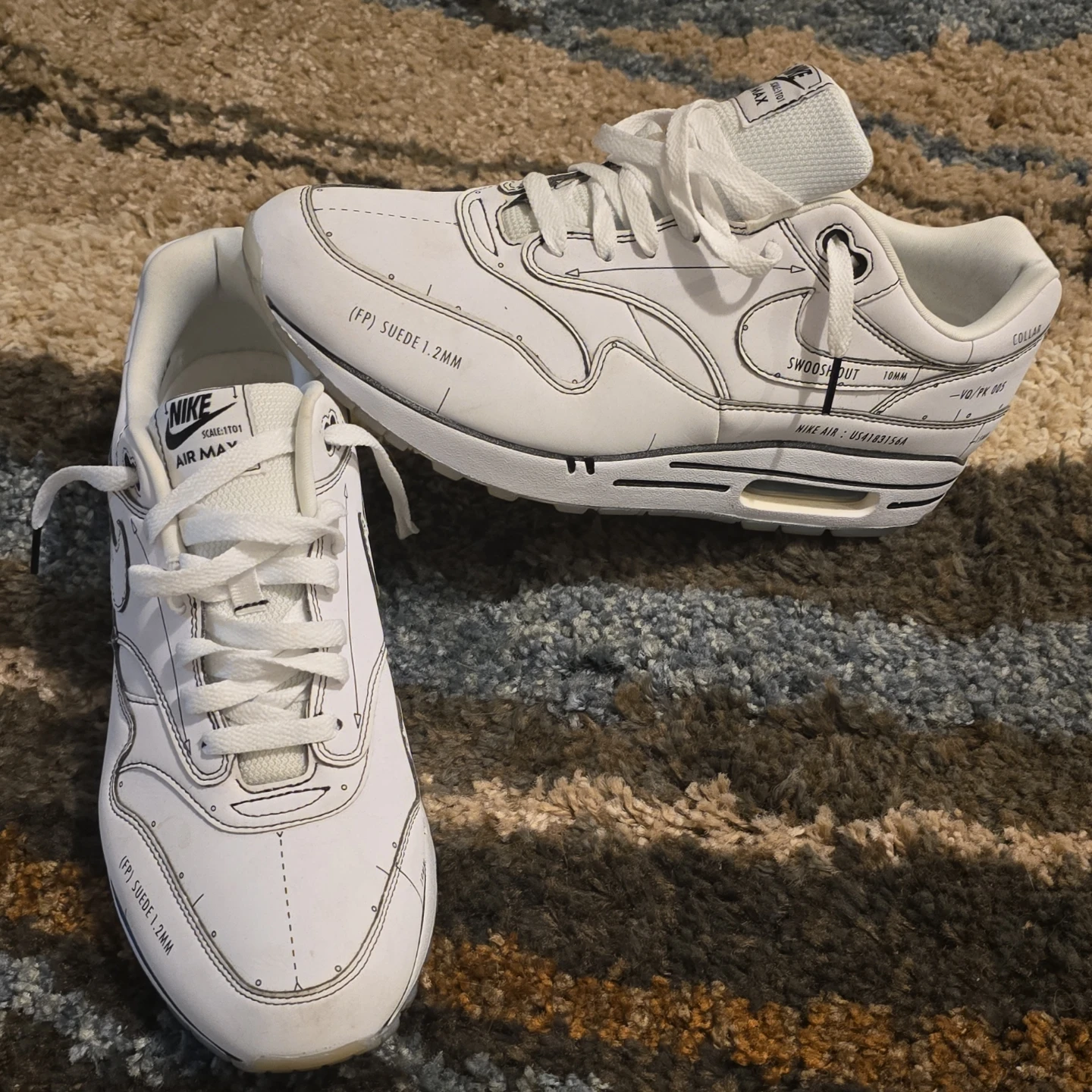 Nike Air Max 1 "Schematic" Sneakers