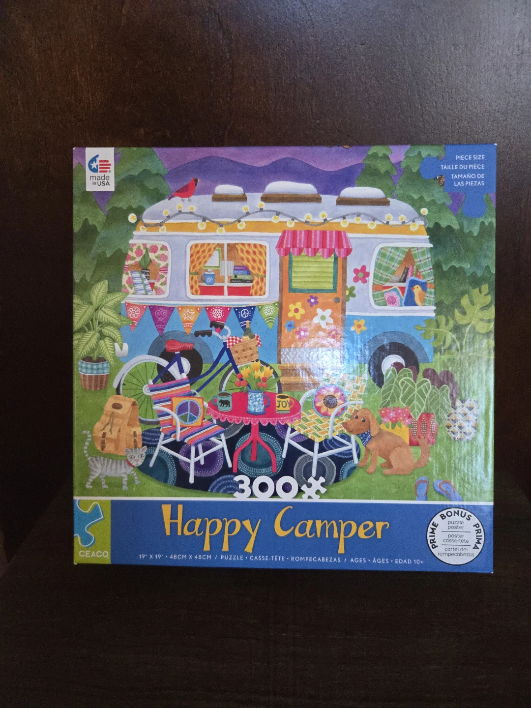 Ceaco Happy Camper 300 Piece Jigsaw Puzzle