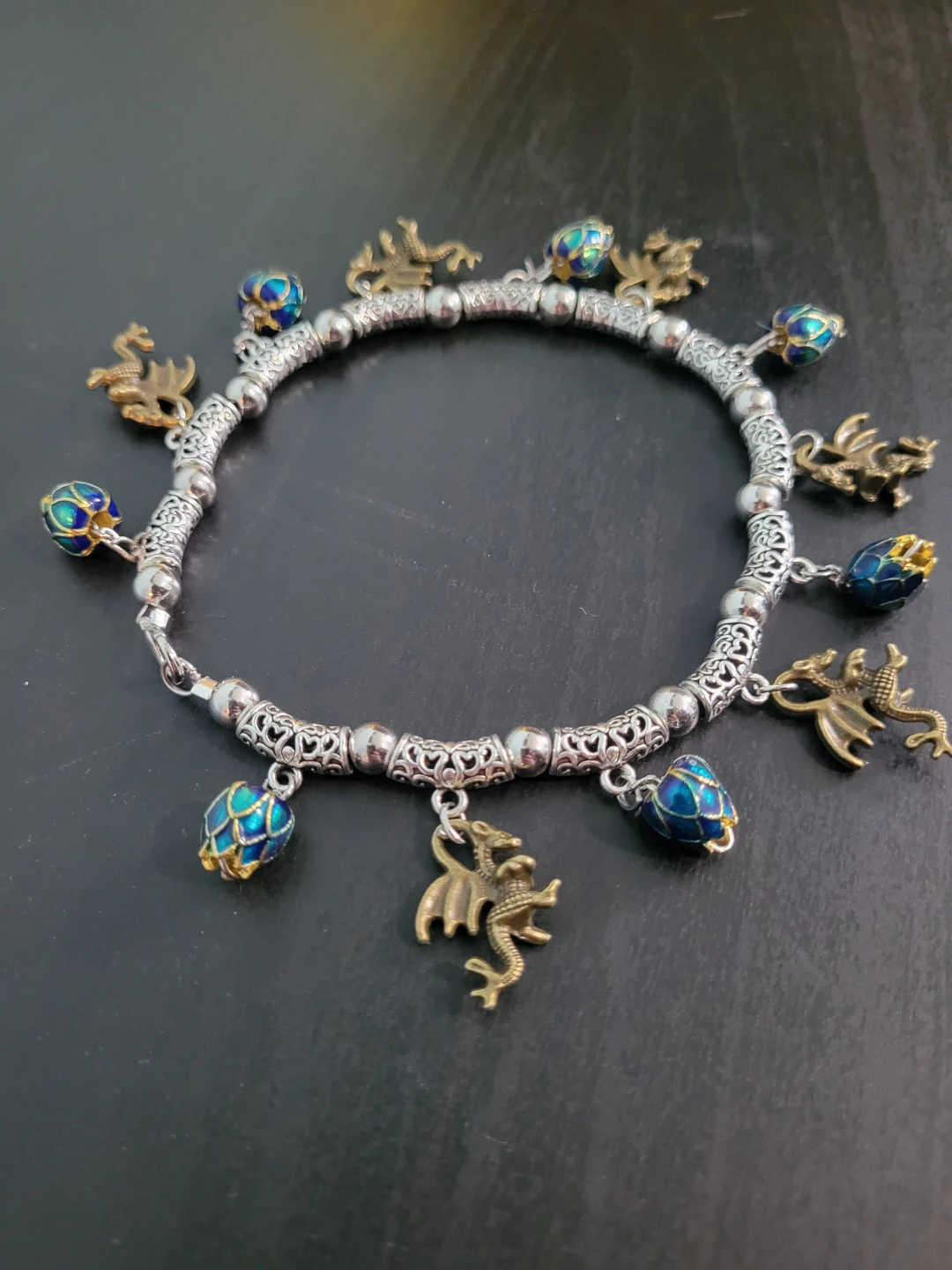 Handmade Dragon Charm Bracelet - photo 3