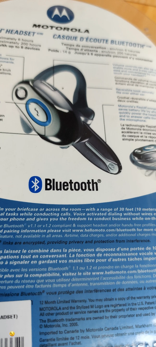 Motorola Universal Bluetooth Headset - photo 2