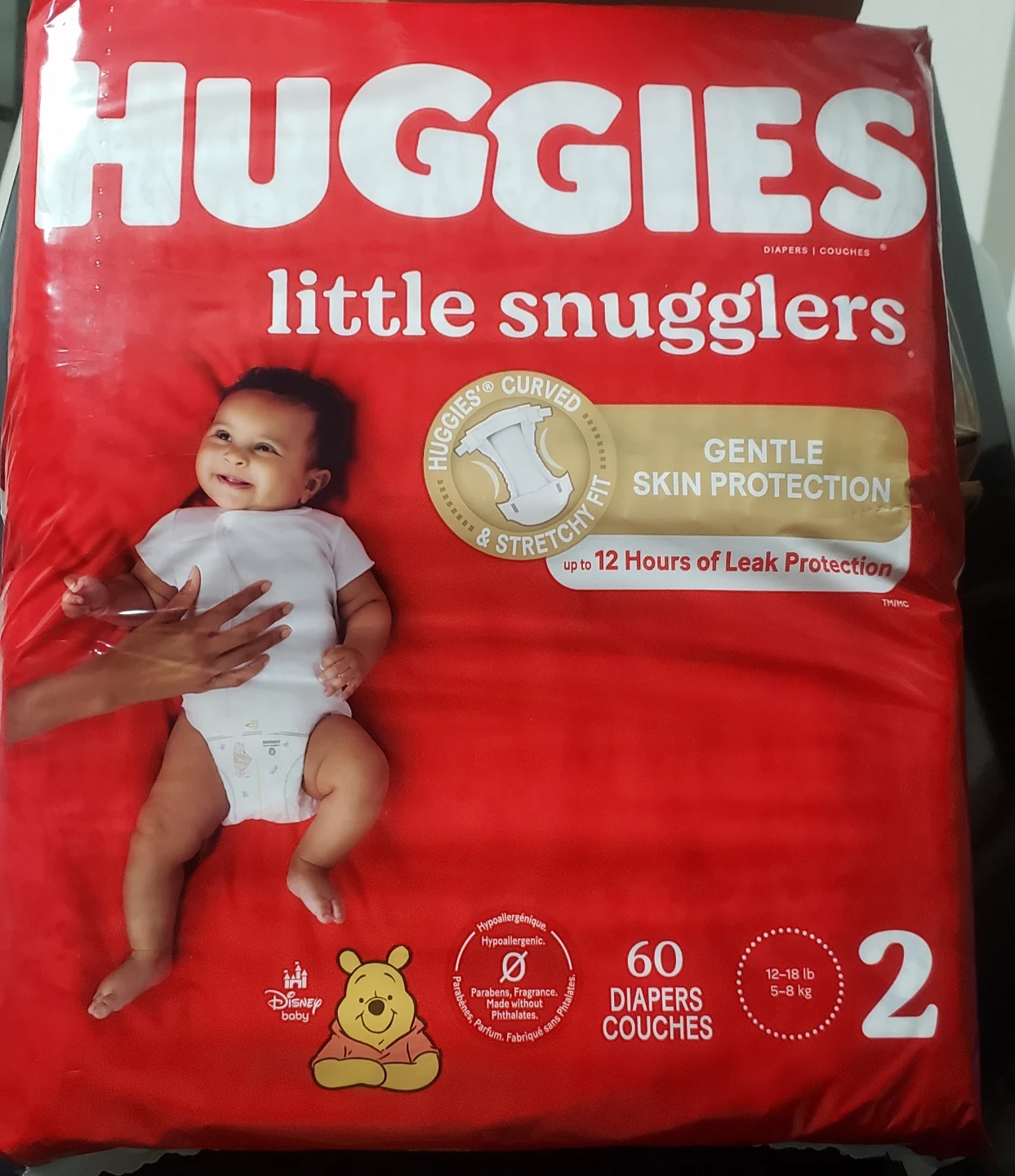 Huggies Little Snugglers Diapers - Size 2, 180 Count