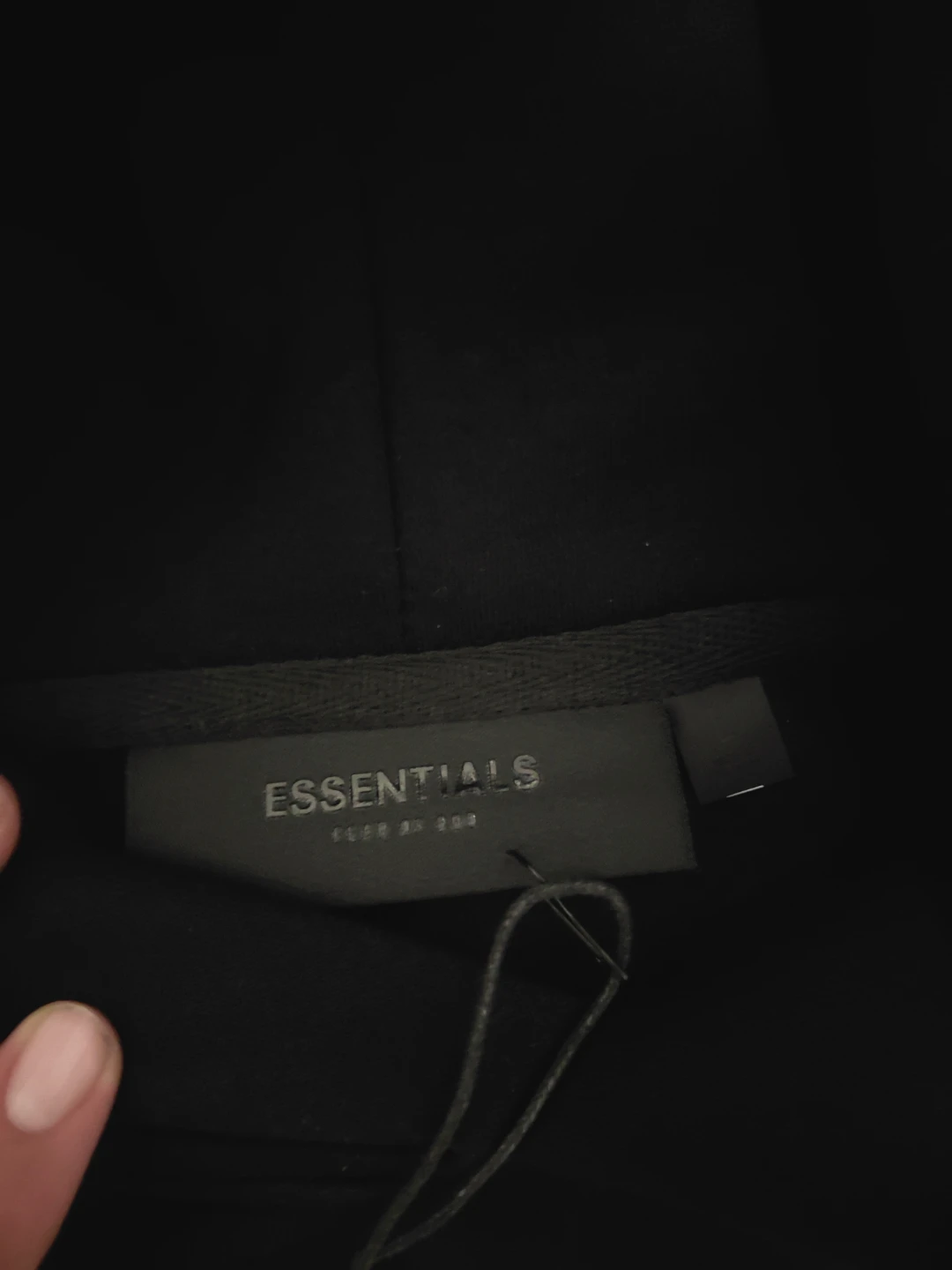 Essentials Fear of God Black Hoodie - Size L - photo 4