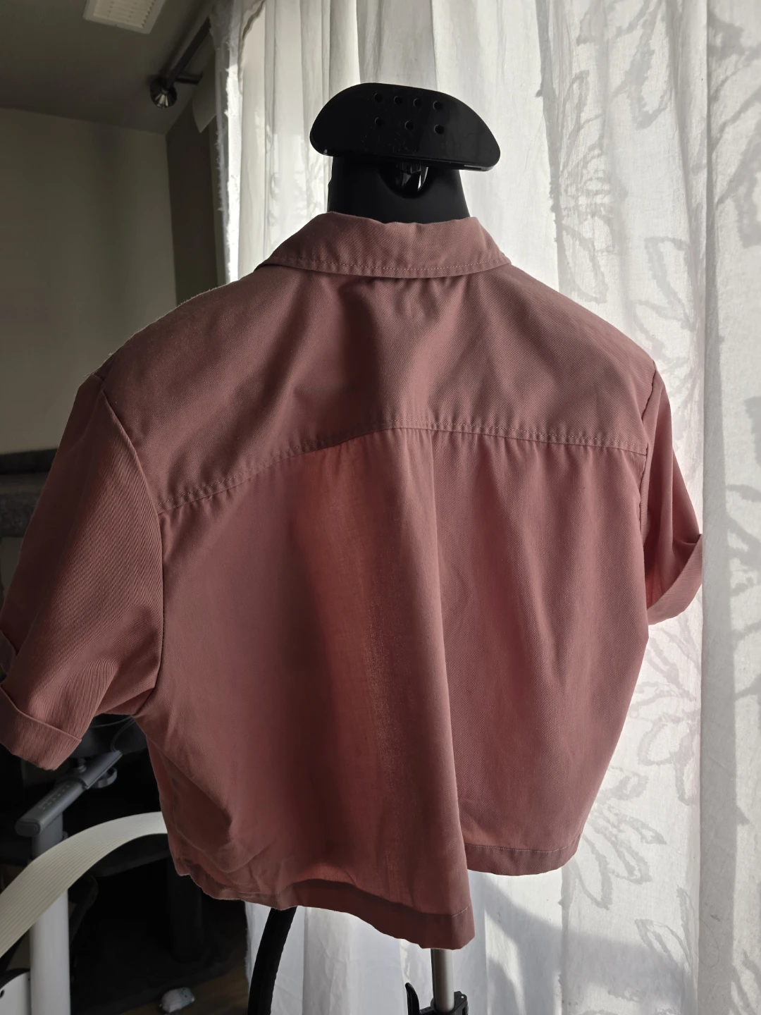 Airwalk Short Sleeve Button Up Shirt - Pink - XXL - photo 2