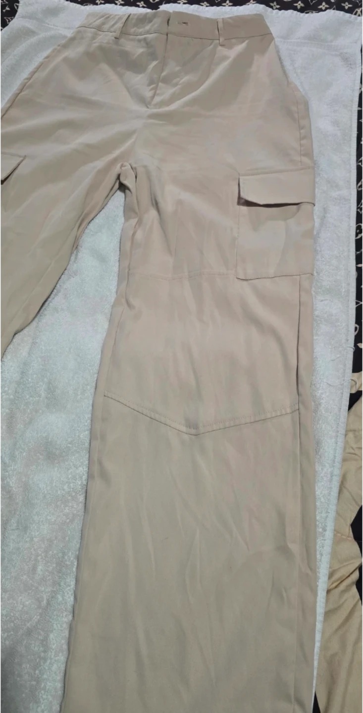 Salada Cargo Pants Beige Size EU 38 US 6 - photo 3