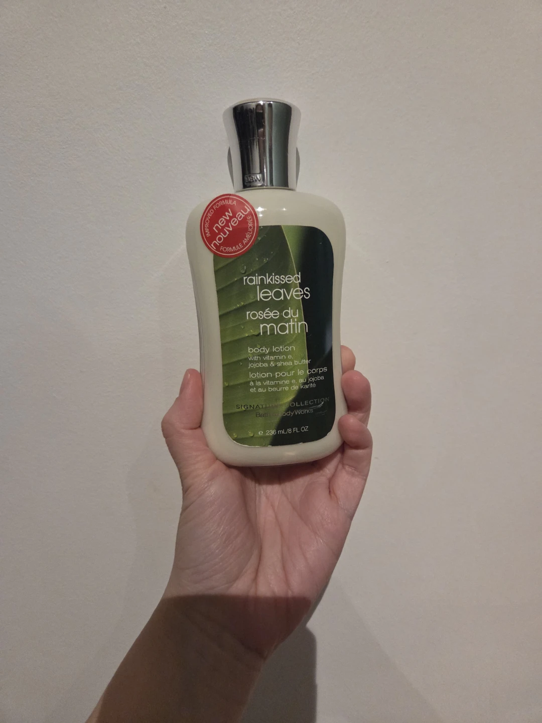Retired Bath and Body Works Rainkissed Leaves Body Lotion