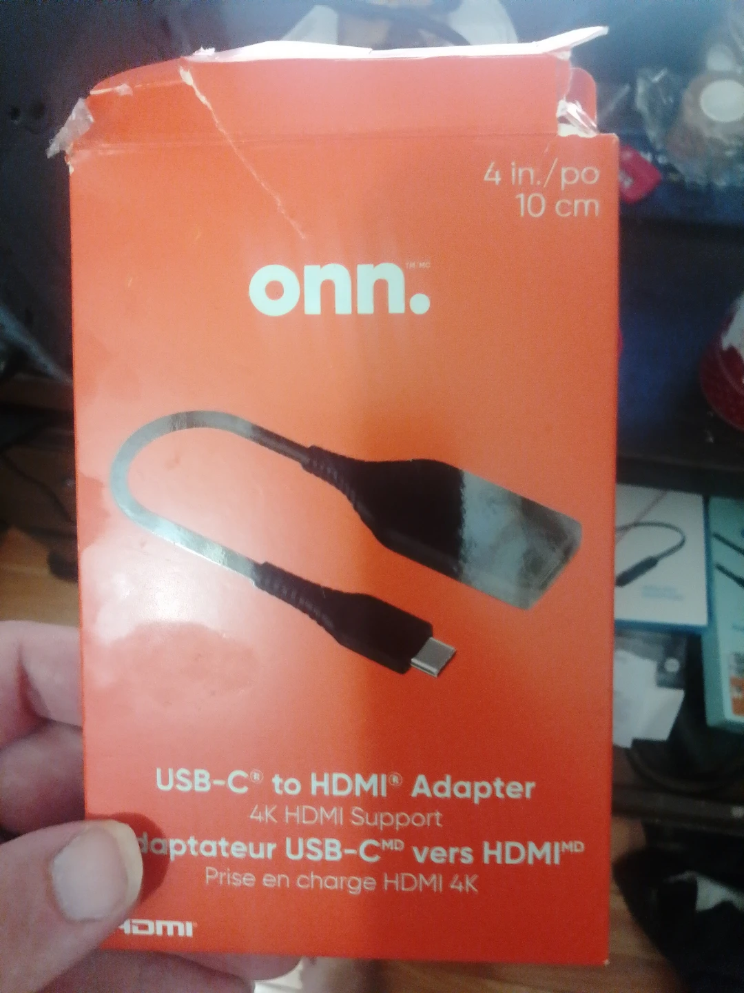 Onn. USB-C to HDMI Adapter 4K