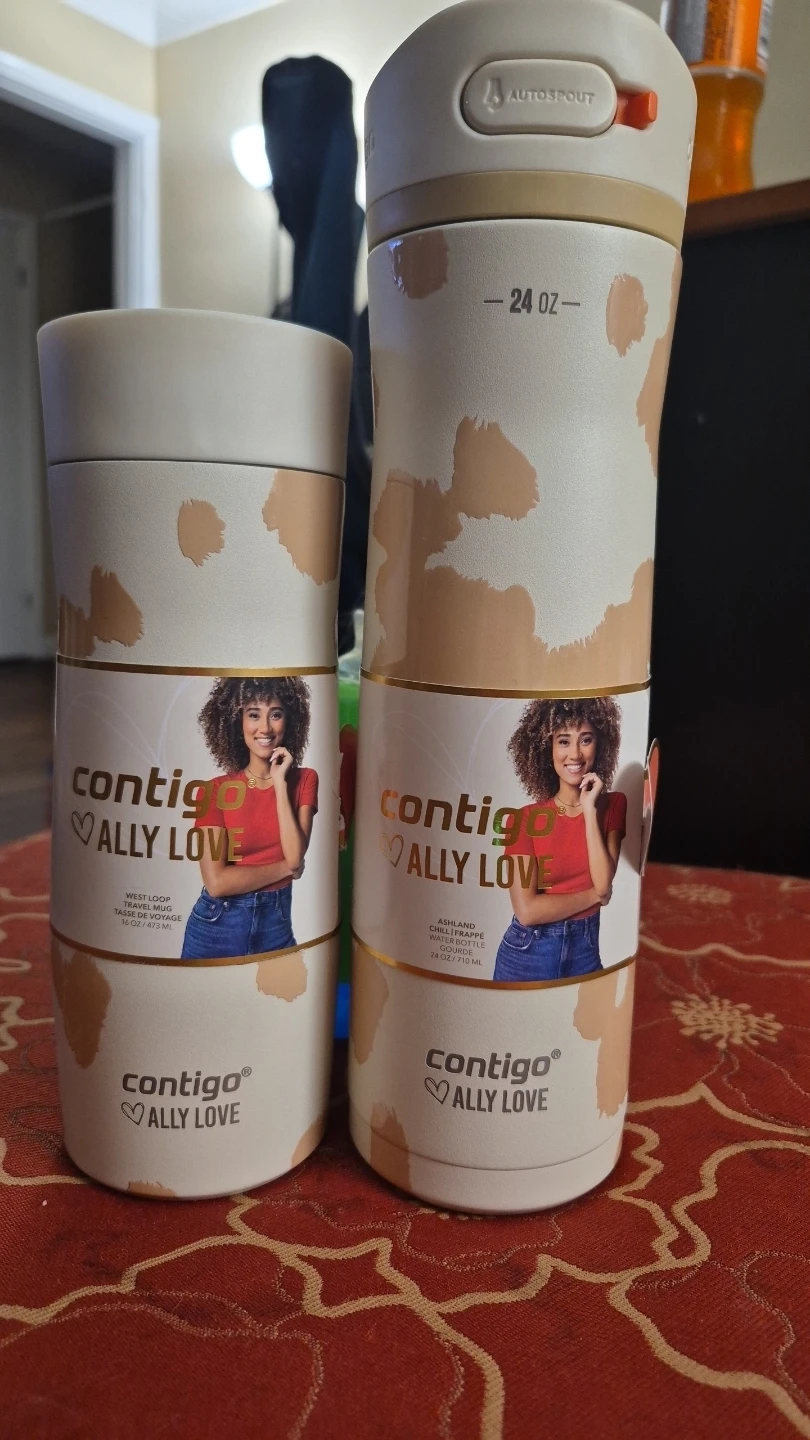Contigo Ally Love Travel Mug and Water Bottle Set