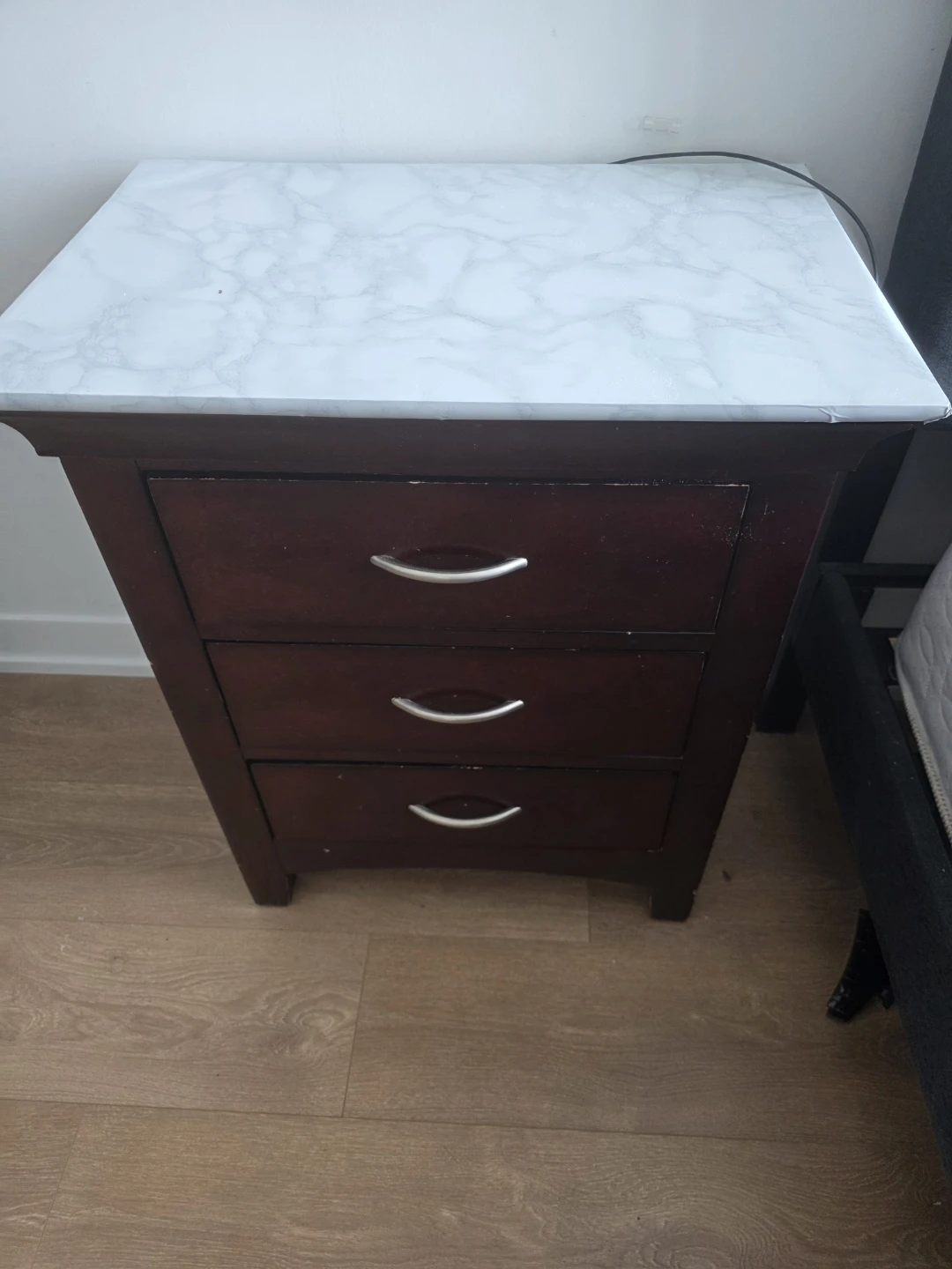 3 Drawer Nightstand - photo 2