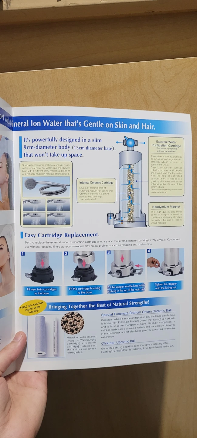 Enagic ANESPA DX Mineral Ion Water Generator Shower Head - photo 3