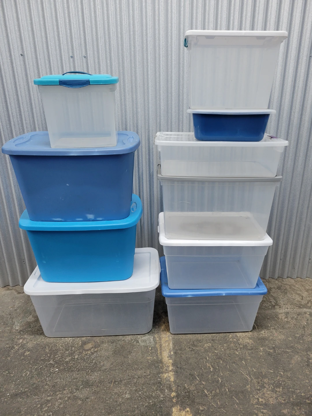 Assorted Storage Bins