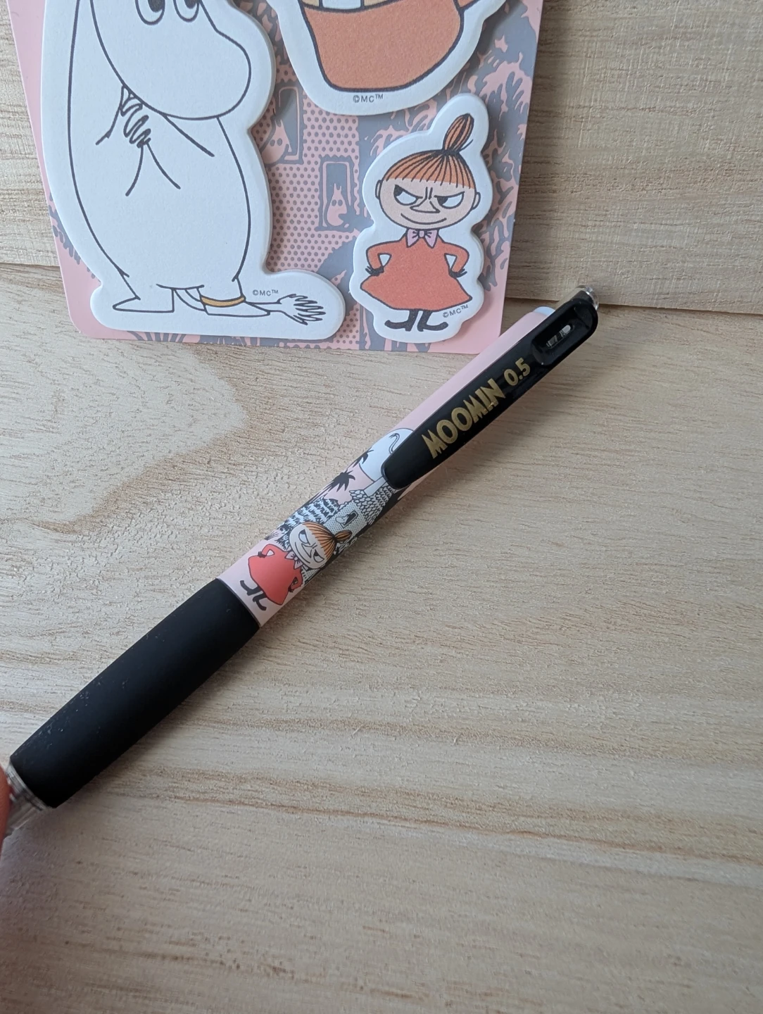 Little My Snorkmaiden Moomin 0.5mm Gel Pen with Stickers - photo 3