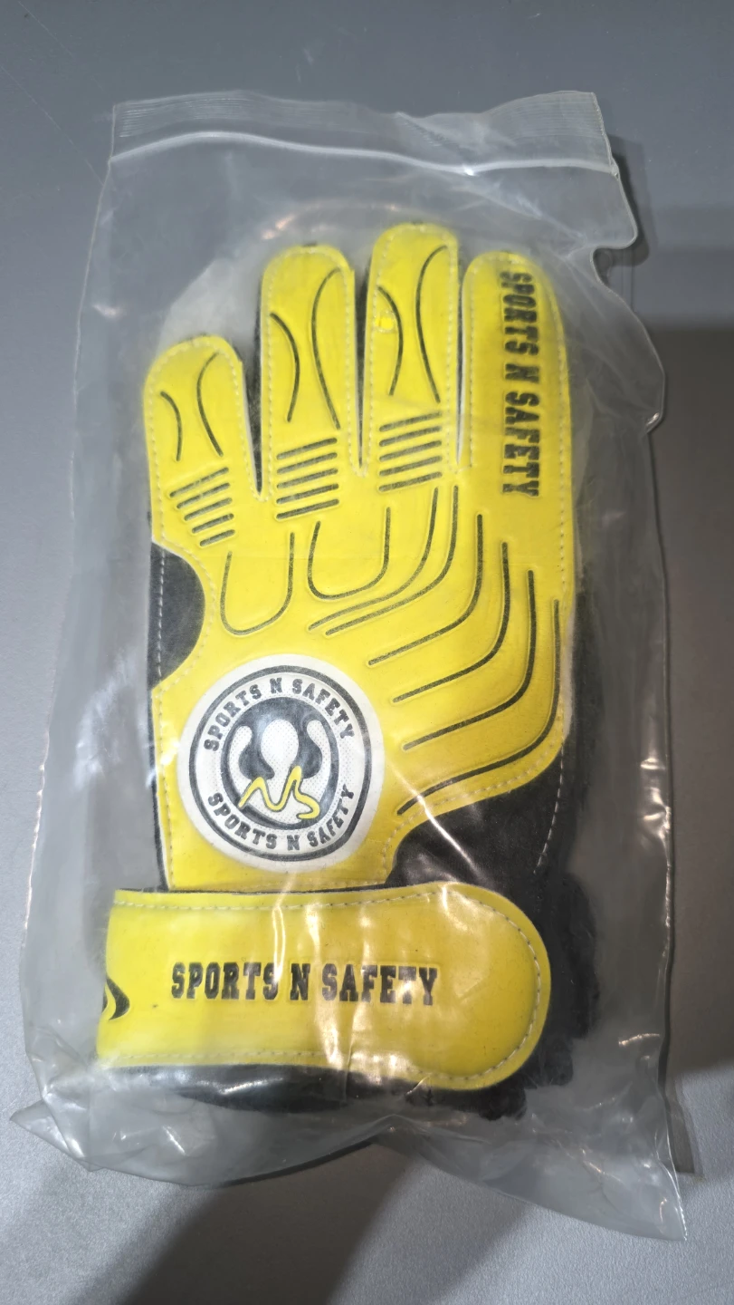 Sports N Safety Yellow Goalie Gloves