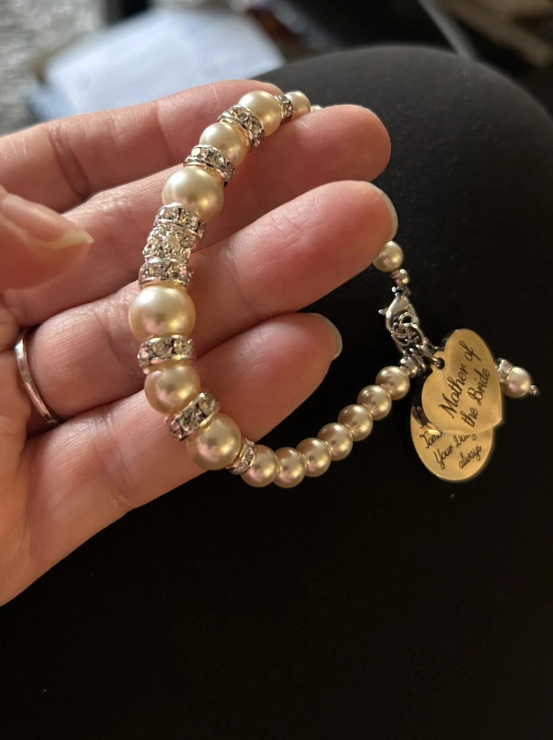 Mother of the Bride Pearl Bracelet - photo 2