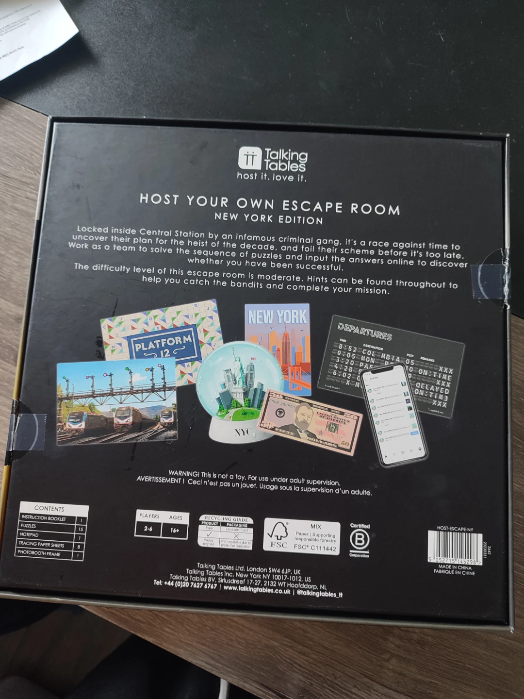 Escape Room Board Game - photo 2