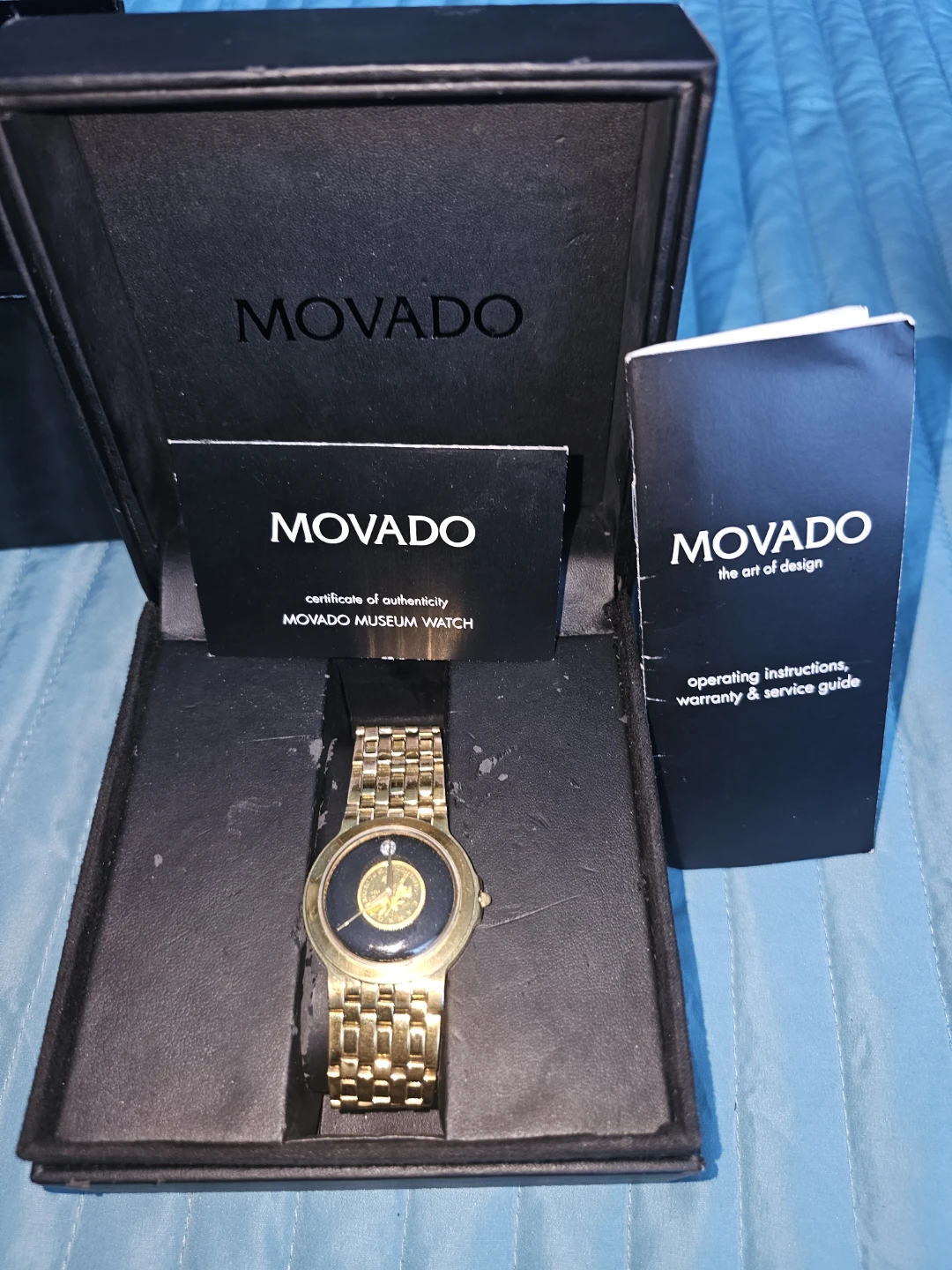 Movado Museum Watch - Gold Tone