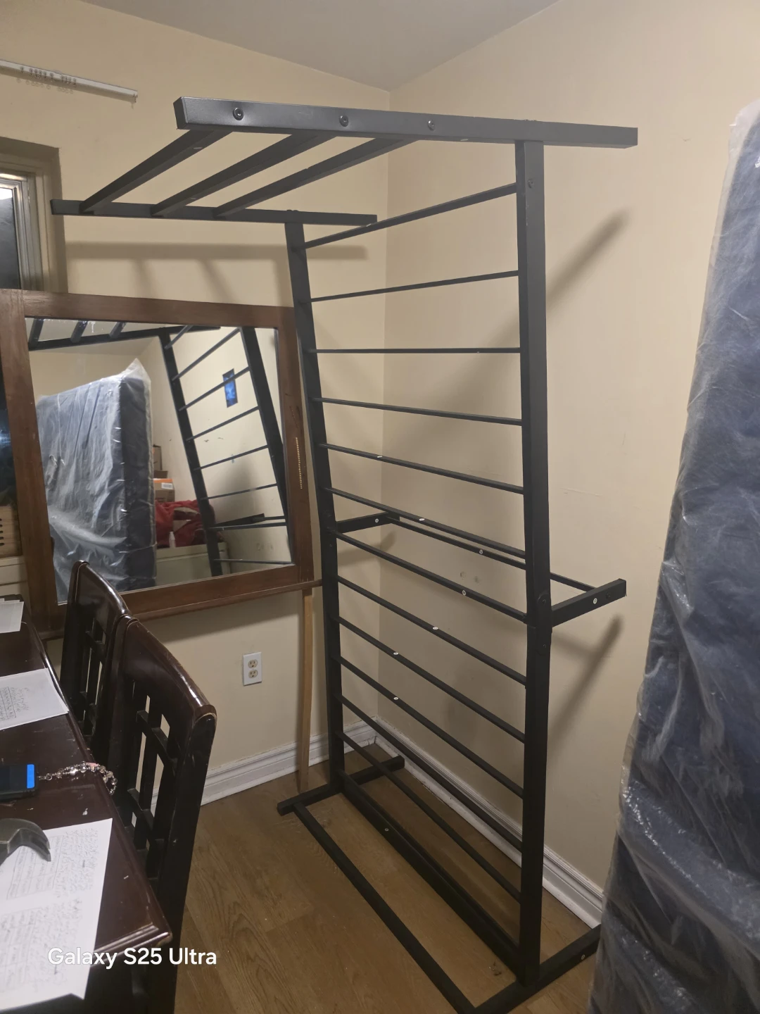 Black Metal Bar Bed Frame - photo 3