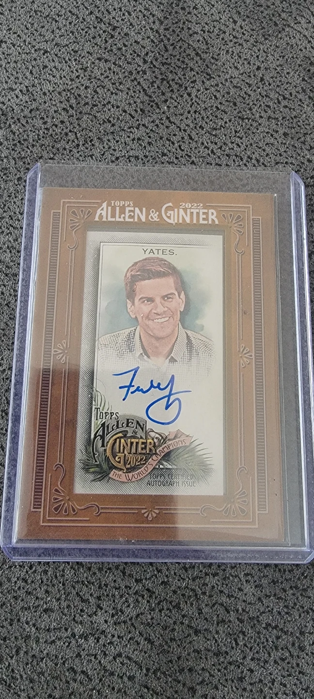 2022 Topps Allen & Ginter Autograph Issue - Yates