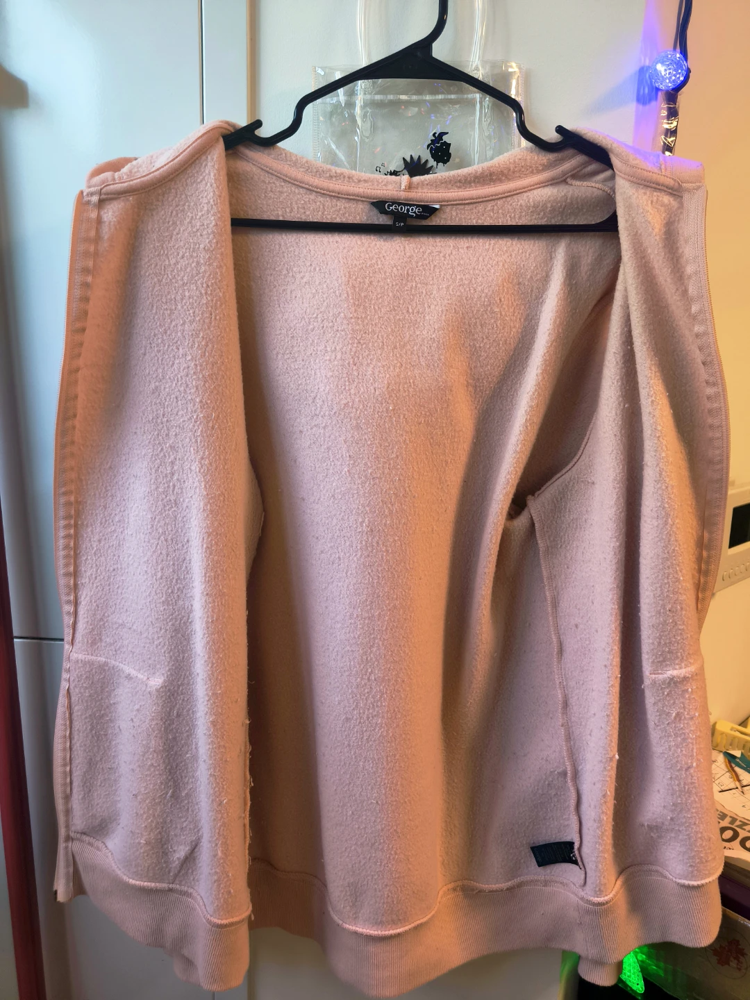 George Pink Zip-Up Hoodie - photo 3