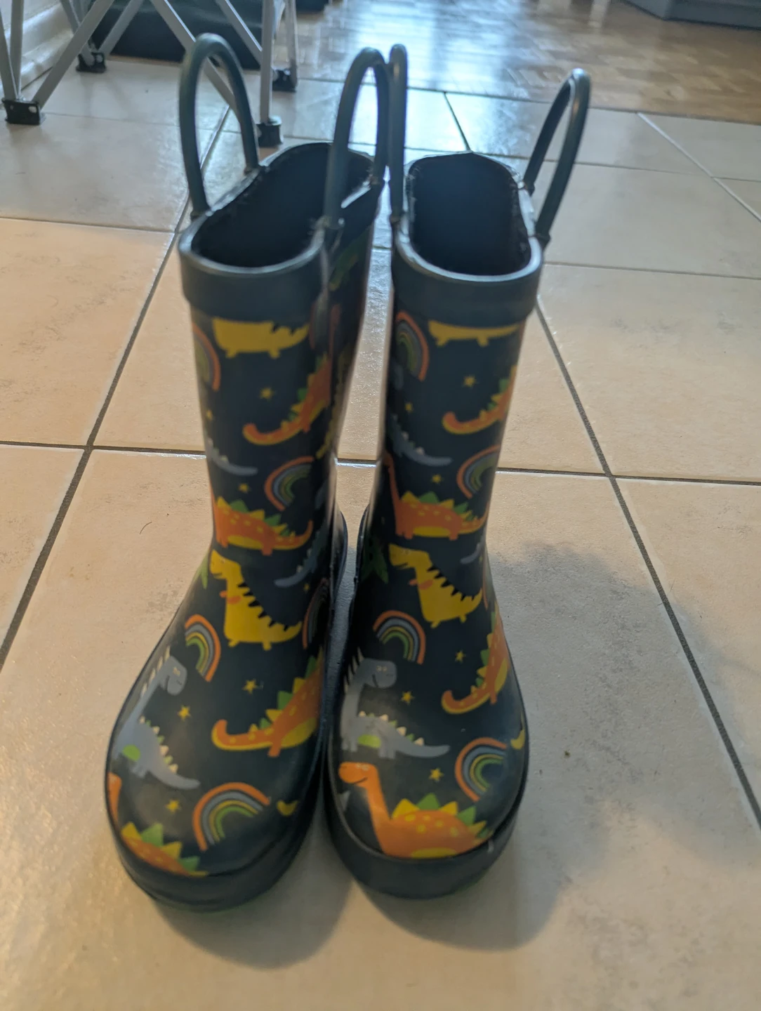 Children's Dinosaur Rain Boots Size 10 - photo 2
