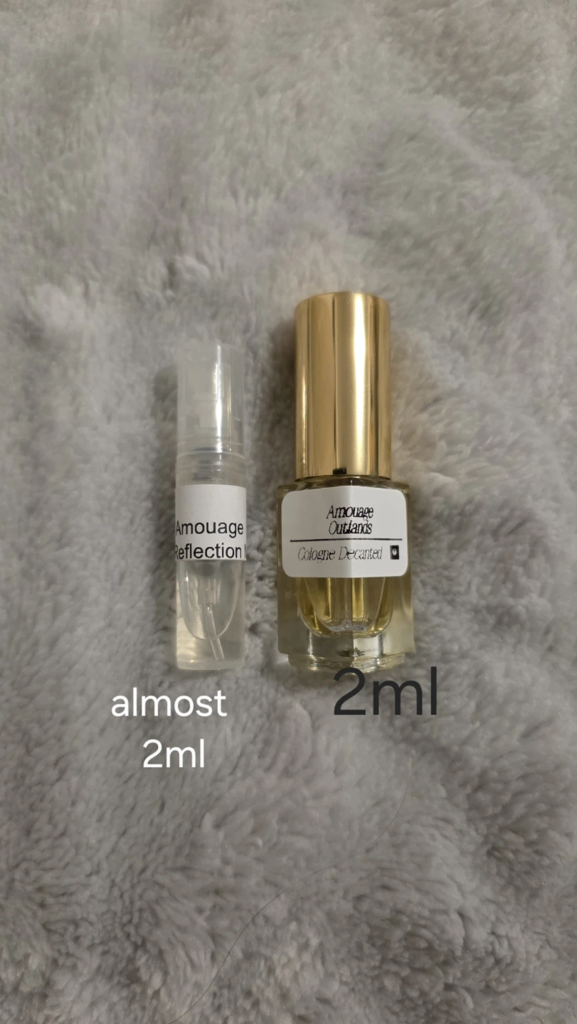 Amouage Reflection & Outlands Decanted Samples