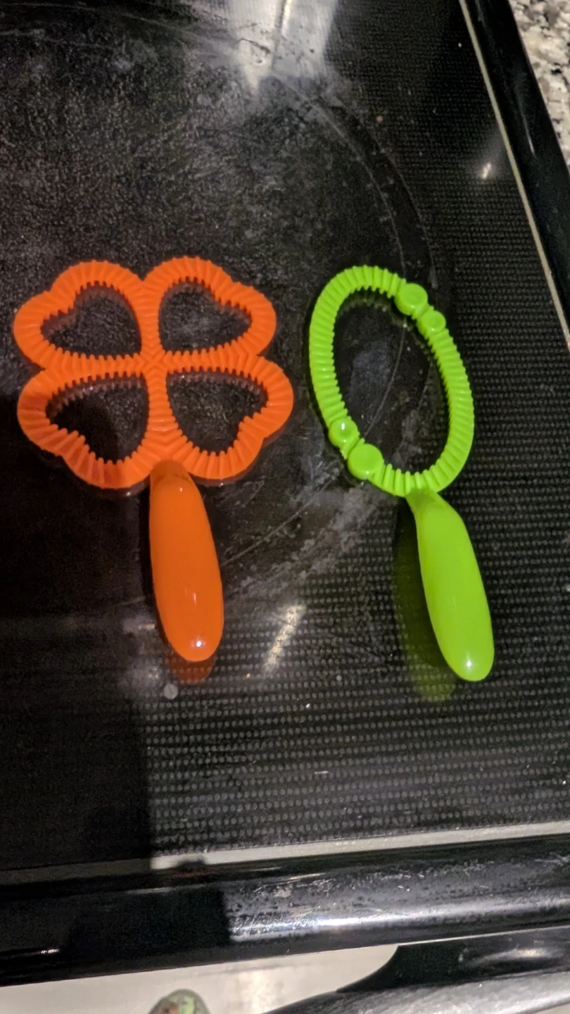 Bubble Wands Set - Orange and Green