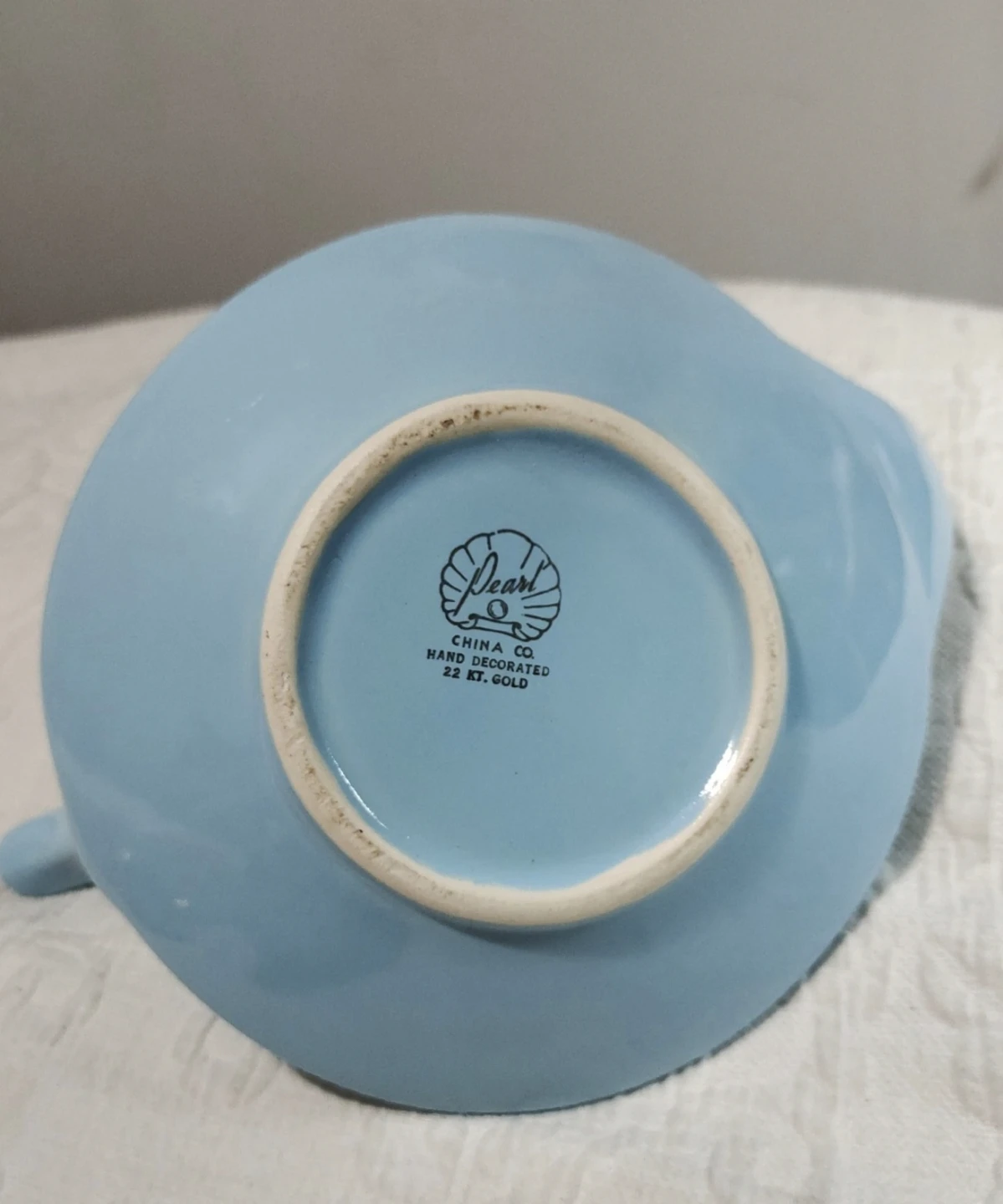 Pearl China Co. Blue Floral Teapot - photo 2