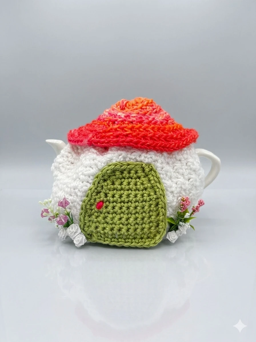 Hand-knitted Tea Cozy Covers for Teapots - photo 2
