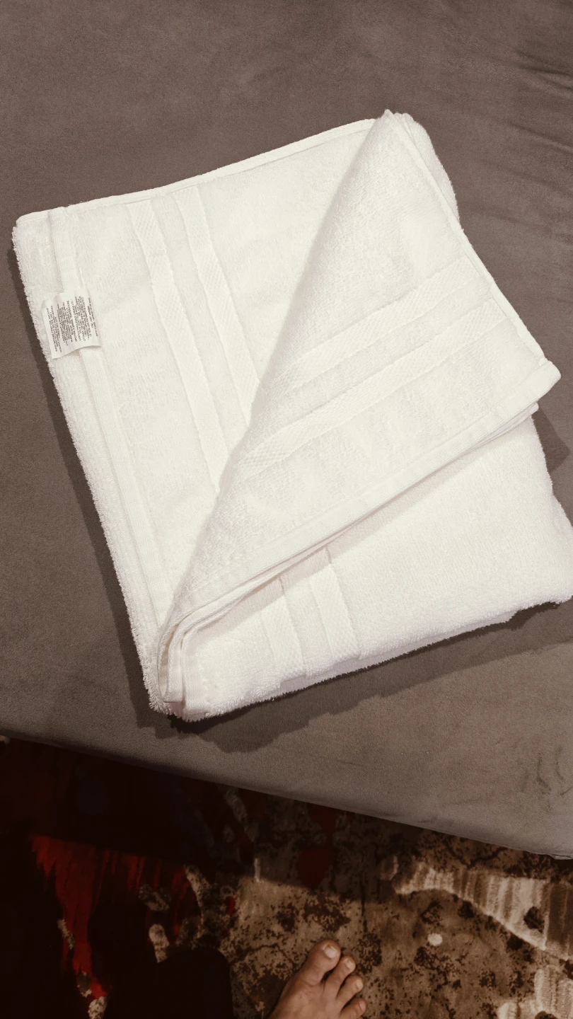 Grandeur Hospitality White Cotton bath Towel - photo 2