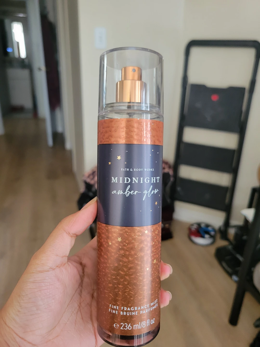 Bath & Body Works Midnight Amber Glow Fine Fragrance Mist 8 oz