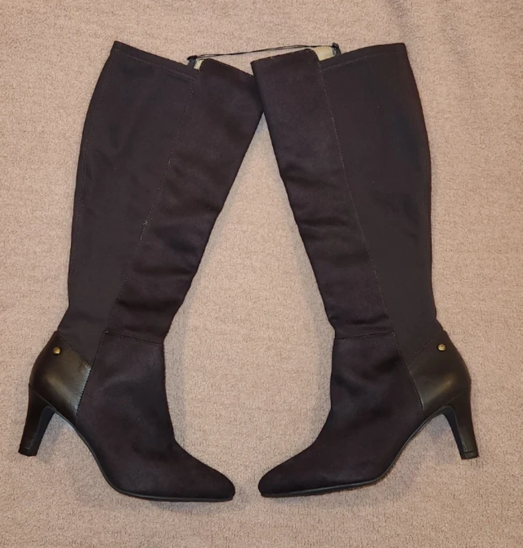 LifeStride Women's Brown Suede Knee-High Boots Size 8.5 - photo 3