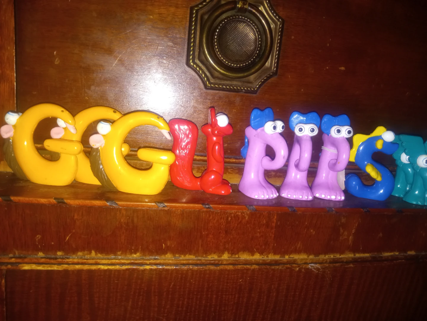 1987 vintage alpha critters PVC animal letters - photo 3