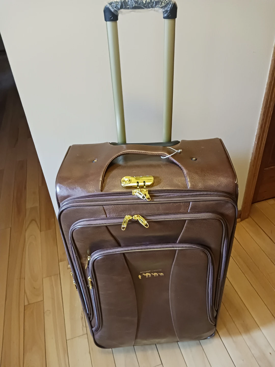 Jerusalem  Leather Luggage Suitcase. - photo 2