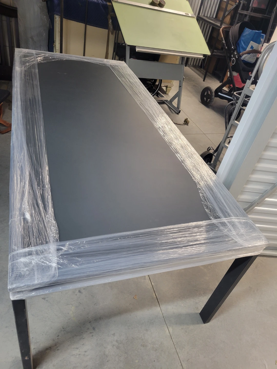 Black Drafting Table