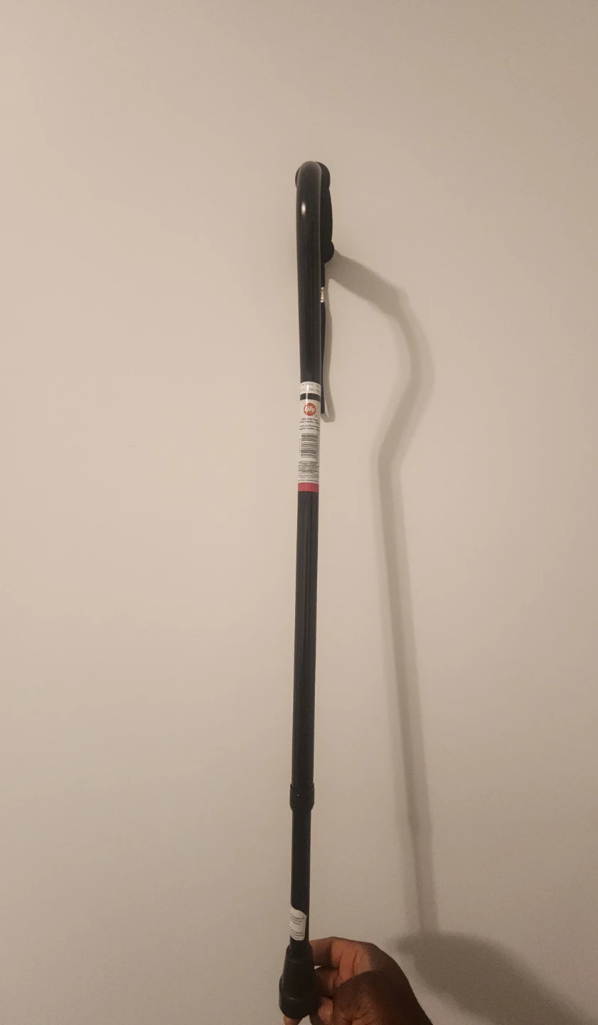 Adjustable Offset Handle Walking Cane - photo 2
