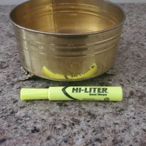 Vintage Baroque Brass Planter Bowl