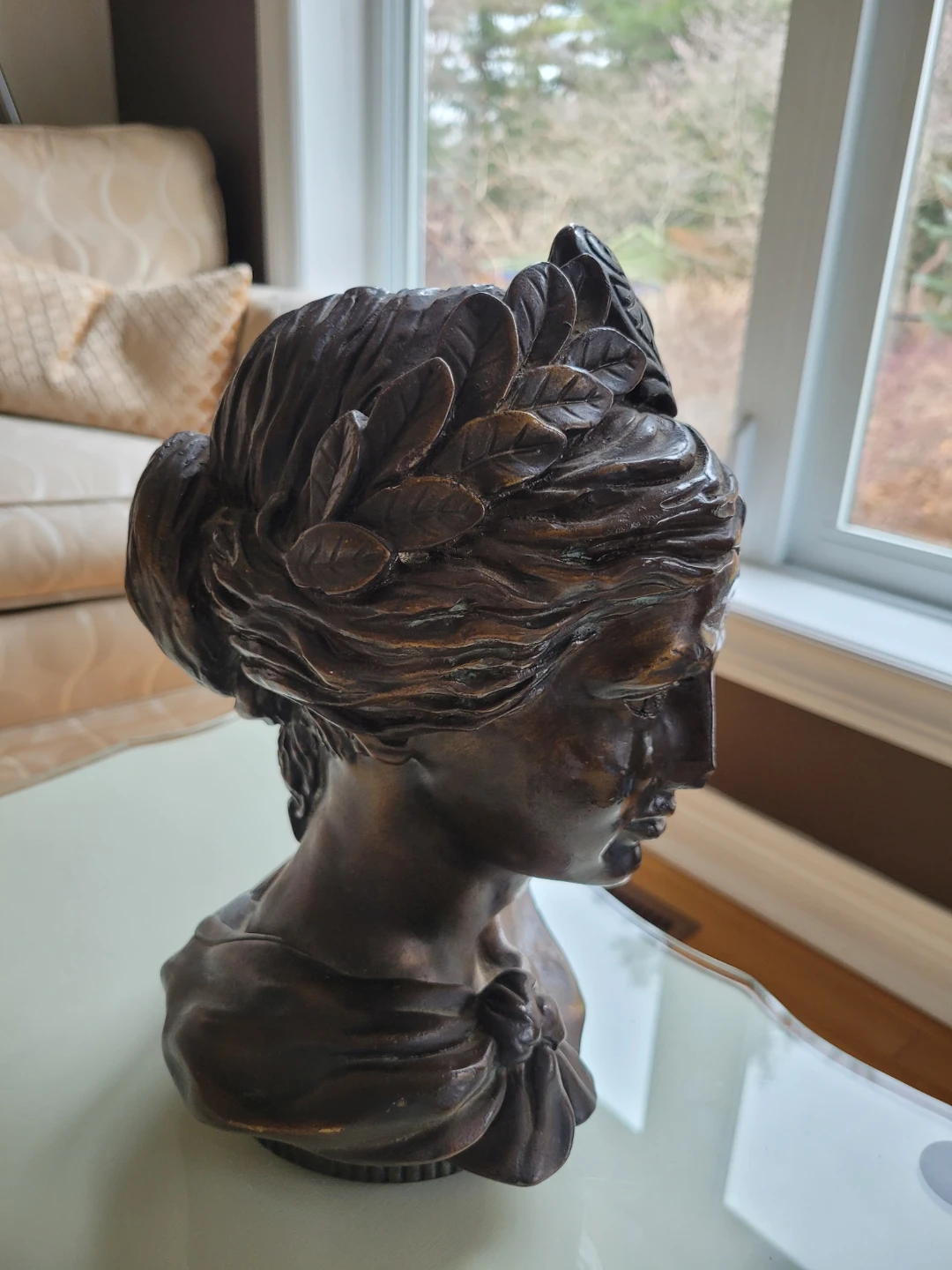 1/2 Off - Bronze Bust of a Woman - photo 3